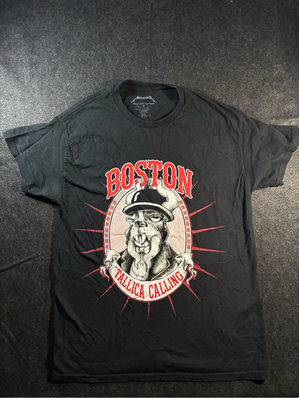 Boston Tallica Calling Graphic Tee - Black by